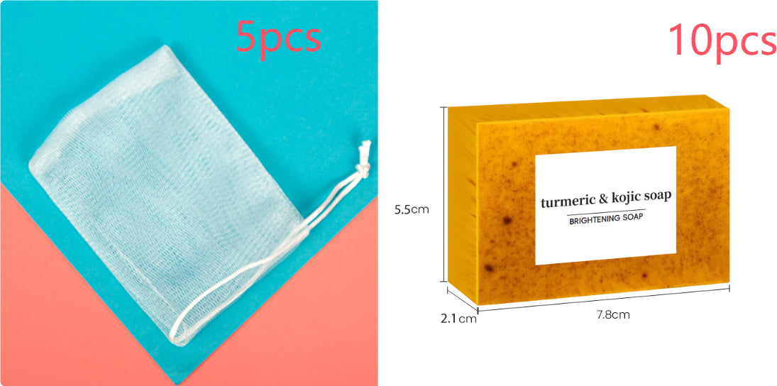 Turmeric Soap Lemon Soap Kojic Acid Soap Ginger Handmade Cold Process Set
