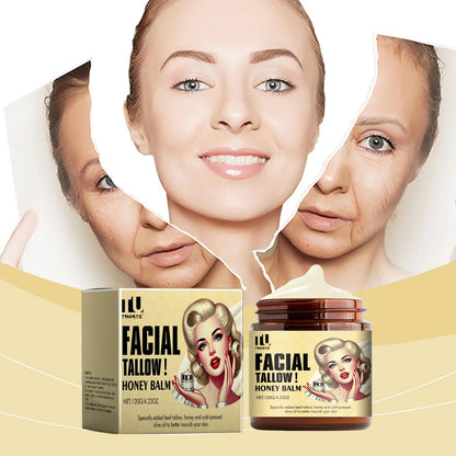 Beef Tallow Balm Skincare Balm Grass Fed Beef Tallow Body Face Moisturizer Whipped Tallow Balm For Face Cream