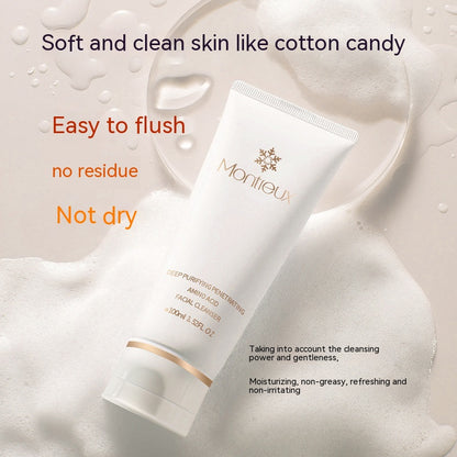 Camellia Amino Acid Oil Control Deep Cleansing Moisturizing Facial Cleanser Improve Pores Mild