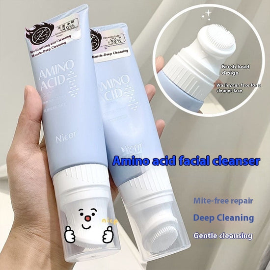 Nicoryin Bruch Head Facial Cleanser 120mL Oil Control BA Amino Acid