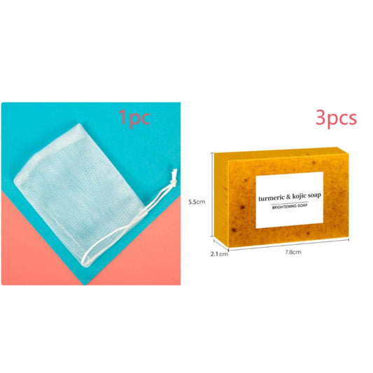 Turmeric Soap Lemon Soap Kojic Acid Soap Ginger Handmade Cold Process Set