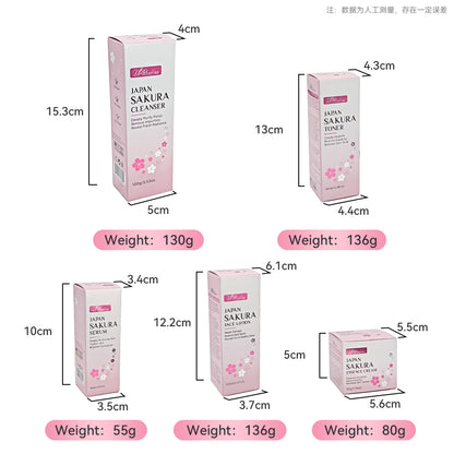 Facial Skin Care Set Face & Body Whitening Moisturizing Exfoliating Cleanser Toner Lotion Eye Cream Serum Skin Care Set