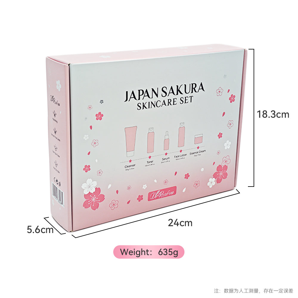 Facial Skin Care Set Face & Body Whitening Moisturizing Exfoliating Cleanser Toner Lotion Eye Cream Serum Skin Care Set