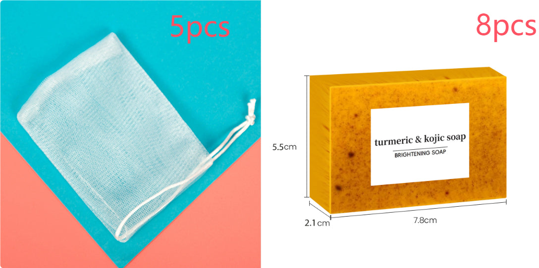 Turmeric Soap Lemon Soap Kojic Acid Soap Ginger Handmade Cold Process Set
