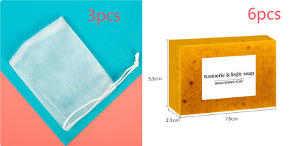 Turmeric Soap Lemon Soap Kojic Acid Soap Ginger Handmade Cold Process Set