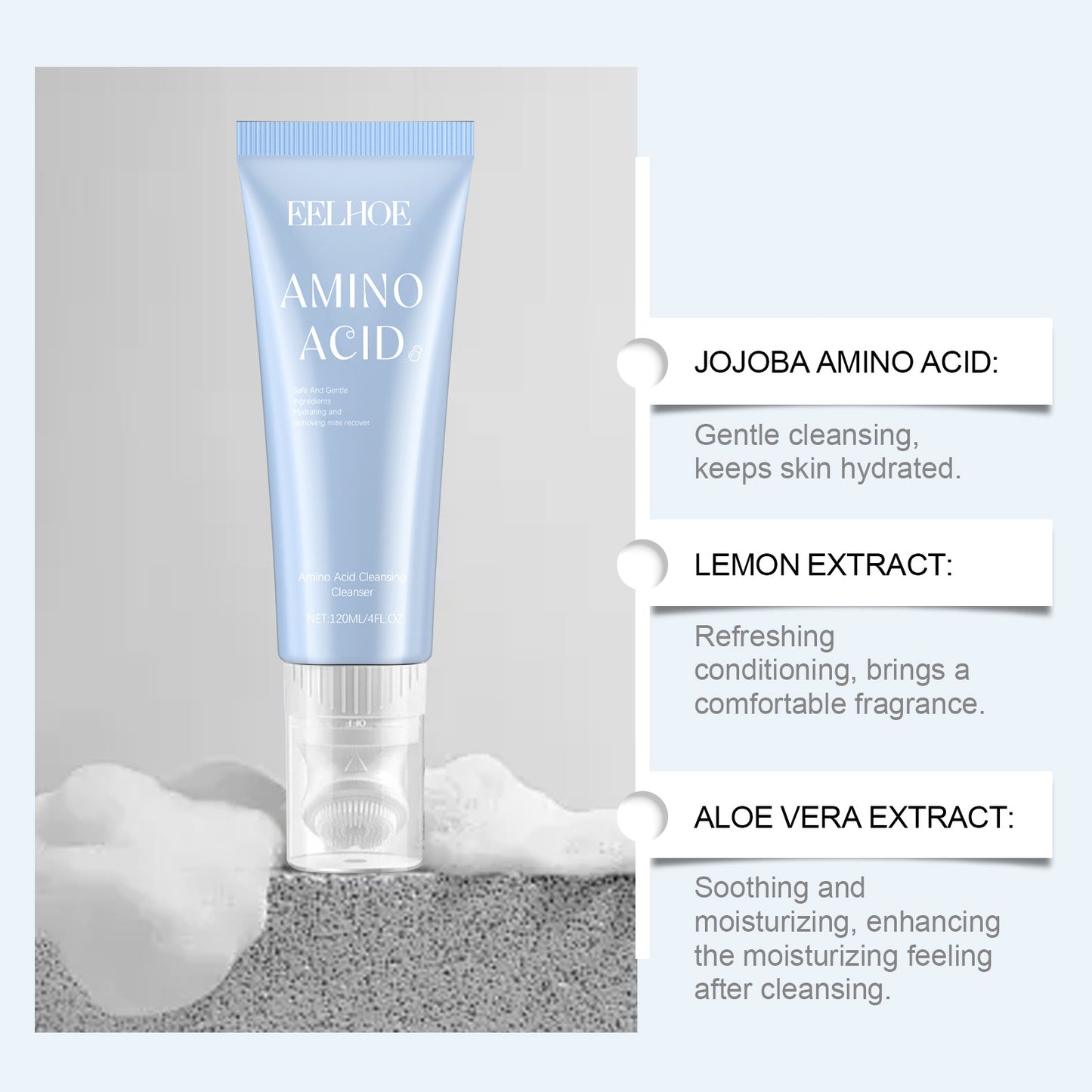 Amino Acid Facial Cleanser Refreshing And Gentle Cleaning